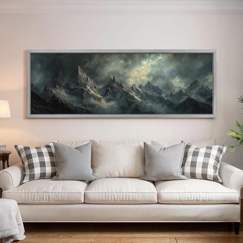 Tableau de montagne XINBAO pour masquer un grand mur vide blanc