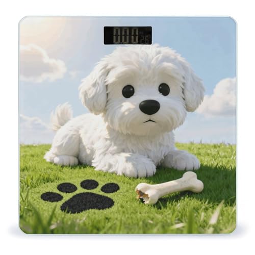 Báscula digital cuerpo mascota huella 180 kg LCD