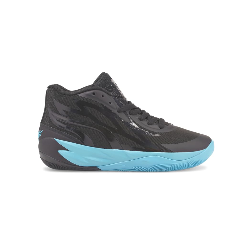 PUMA Kids Boys Mb.02 Basketball Sneakers Shoes - Black 37 EU Black