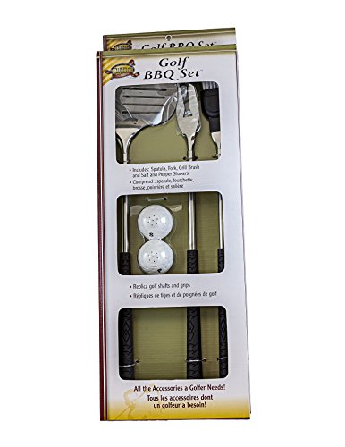 Set Parrillero 5 piezas con Mangos de Palo de Golf miniatura 2