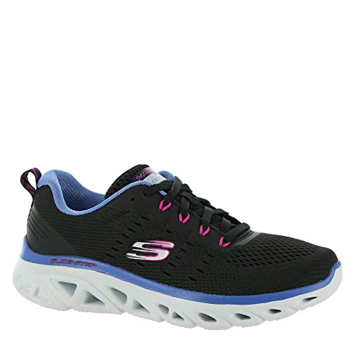 Skechers Skechers Sport Glide-Step Sport-Fresh Charm Athletic Sneaker Women's Sneaker 6 B(M) US Black-Blue-Pink