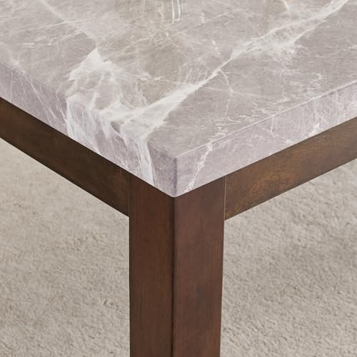 Image of Home Centre | Harmony | Faux Marble Top | 8 Seater Tables | Grey | 1 Year Warranty