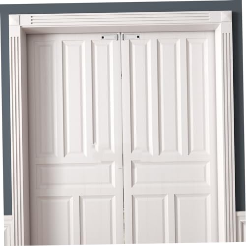 Homoyoyo 2 pares de herrajes plegables para puertas. Kit de reemplazo fácil de instalar para puertas plegables de clóset miniatura 7