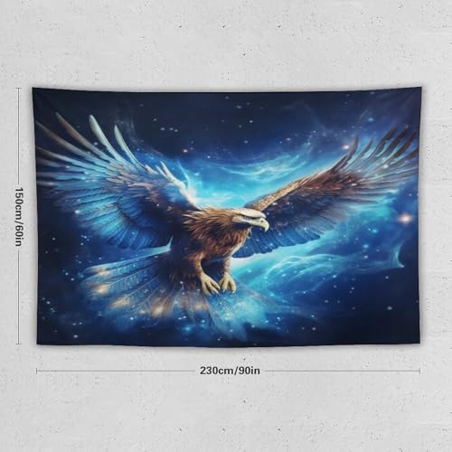 Tenture décoration murale suspendue 150x230 cm oiseau pazzk