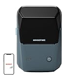 NIIMBOT B1 Etikettendrucker mit Größeres Etikett 1 Rolle, Bluetooth-Etikettendrucker Thermoetikettierer Aufkleber Druckgröße 20-50 mm Kompatibel mit iOS und Android für Heim, Büro