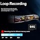 4K Dashcam Auto WiFi Autokamera mit 64GB Karte App Nachtsicht Loop-Aufnahme G-Sensor 24h Parkmodus Flip Spiegel 170°Weitwinkel (K6 Front Camera)