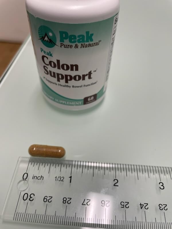 Peak Pure & Natural Colon Support - Colon Cleanse and Detox Supplement for Digestive Health - Gut Health Support with Inulin and Senna Leaf Extracts - with Fiber, Prebiotics, and Probiotics - 1 Pack - Image 8