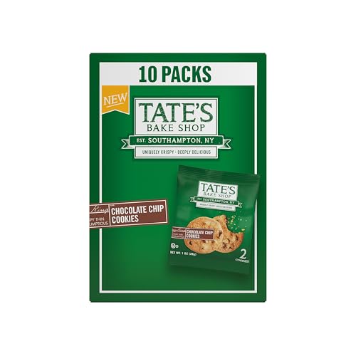 Tate's Bake Shop Chocolate Chip Cookies, 10 Snack Packs (2