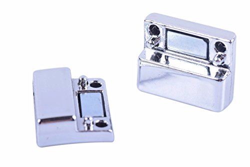 Konmay CLP1309R 5 Sets 15.X3.0Mm Rhodium Glue-In Style Jewelry Magnetic Clasps thumb #1