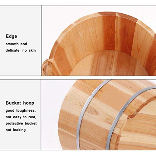 Cubeta de madera para spa de pies BABYCE miniatura 7