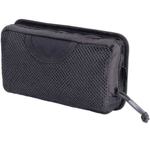 Tactical Mesh Pouch with Zipper Modular Backpack Organizer