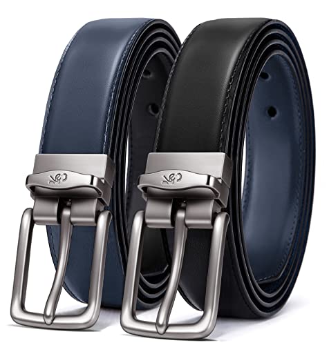 KEMISANT Reversible Belts For Boy Gift, Boys Leather Belts for Casual Dress Pants Jeans 1