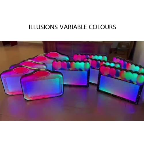 RESKIU LED Letter Bottle Presenter - Cinema Light Box LED Letter Bottle Presenter Letters/Numbers Board Customized Your Message for Home Decor,Wedding,Birthday Parties,A