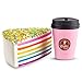 WATINC Jumbo 2pcs Squishies Coffee Cup&Rainbow Cake Slow Rising Squishies Sweet Scented Kid Toy Hand ,Stress Relief Toy Lovely?Toy Large(Cup&Pink ice Cream)