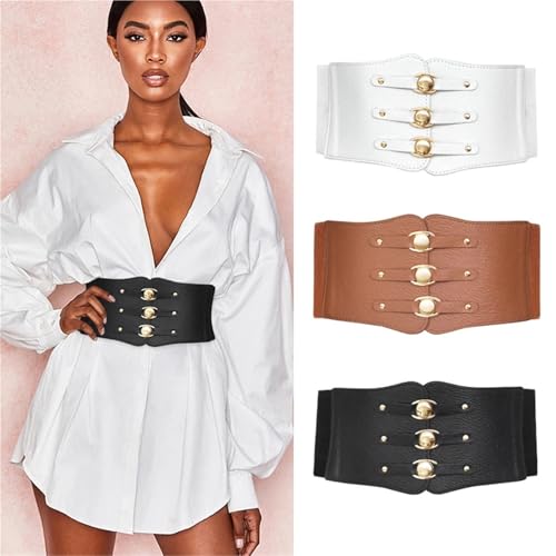 Elastic Wide Corset Belts for Women Waist Plus Size Belt Female Dress Waistband Big Stretch Cummerbunds3