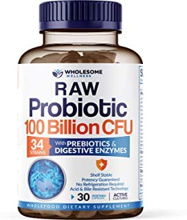 Organic Probiotics 100 Billion CFU - Dr. Approved Probiotics for Women, Probiotics for Men and Adults, Complete Shelf Stable Probiotic Supplement with Prebiotic & Digestive Enzymes; 30 Capsules