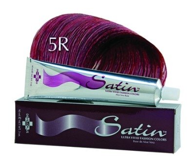 Developlus Satin Color #5R Light Chestnut Auburn 3 Ounce (88ml) (3 Pack)