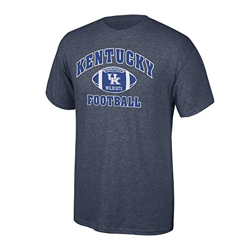 Elite Fan Shop Kentucky Wildcats Men's Football T-Shirt Dark Heather, XX-Large