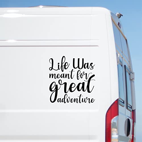 Life Was Meant For Great Adventure Sticker Large Decal for...