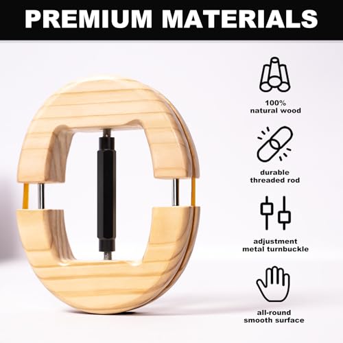 Image of Hat Stretcher, Oval Hat Stretchers for Men Fitted Hats, Cowboy Hat Jack