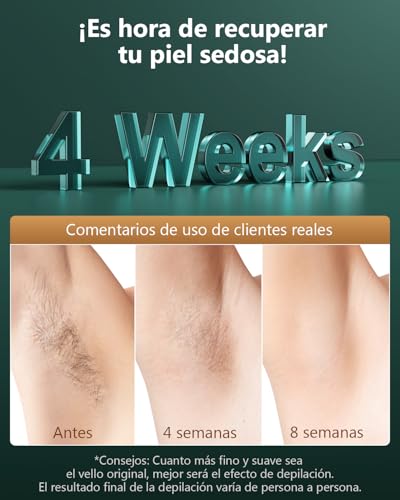 21J Depiladora Laser con Tecnología IGBT Fast Flash de 0,8s, Parpadeo Ilimitado Depiladora Luz Pulsada mujer de 600-1200NM, 3 Unique Modes Laser Depilacion Cara, Bikini, Cuerpo - imagen 8