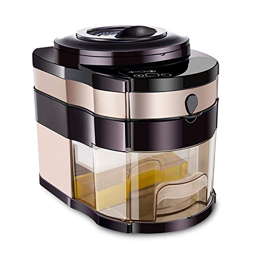 Oil Press Machine, Touch Control with Child Lock Oil Extractor Machine, Home Smart Oil Press Extractor/Black / 36.9x26.8x33.6cm