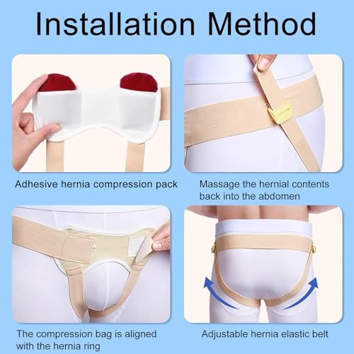 Faja para hernia inguinal con soporte doble S miniatura 4