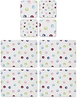 Cooksmart Spotty Dotty Placemats and Coasters
