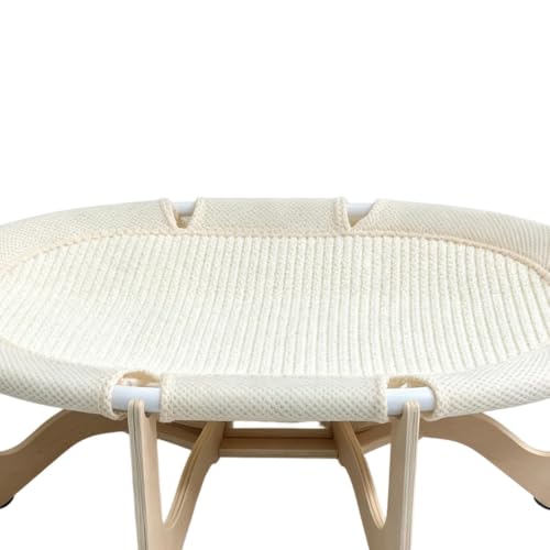 Cama hamaca para gatos elevada y antideslizante para mascotas interiores 8