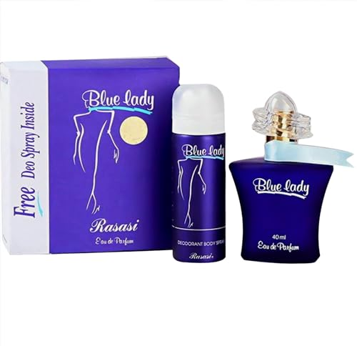 Blue Lady Eau De Parfum By Rasasi - 40 Ml (1.33 Fl.oz) Perfume Set Collection by Blue Lady