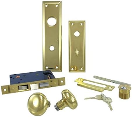 Left Hand Entry Mortise Lockset with Deadbolt