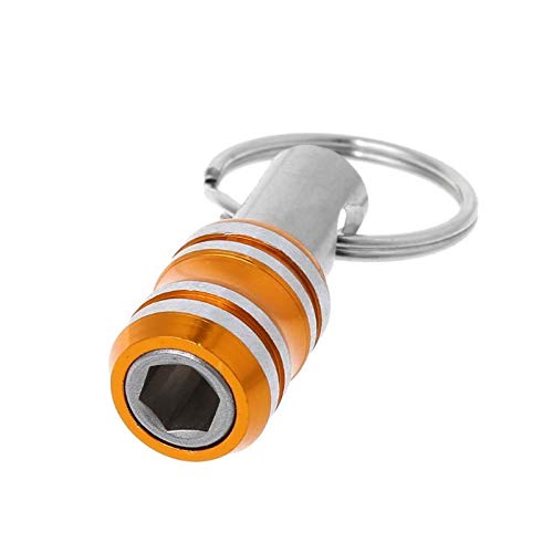 Drill Set bit 1/4 Inch Hex Shank Screwdriver Bits Holder Extension Bar Drill Screw Adapter Easy Change Keychain Drill Collet Adapter