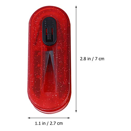 HEALLILY 4 Pcs Mini Caixa de Armazenamento Tesoura DobrÃ¡vel V-Tipo PortÃ¡til Cortador de Papel Cisa