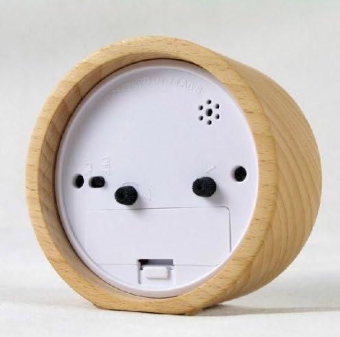 Miniatura 3 de IREVOOR reloj despertador silencioso para escritorio, redondo, con luz nocturna