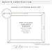 MCS Canvas Float Frames 16x20 Canvas Black Finish Frame, Vertical & Horizontal Wall Hanging Large Frame for Canvas Paintings (1-Pack)