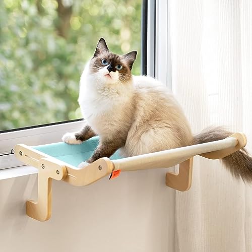 Encuentra la mejor selección de Repisas para cama los más solicitados. 32 Simple Wisdom Hamaca para Gato, Repisas para Gatos para Gatos de Interior, Asiento de Cama para Gatos Grande Que es Fácil de Ajustar Y Montar para Alféizares de Ventanas