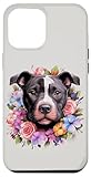 Photo Gallery custodia per iphone 13 pro max pitbull mamma floreale amante dei cani fiori vintage carino Photo Gallery custodia per iphone 13 pro max pitbull mamma floreale amante dei cani fiori vintage carino