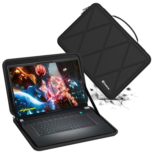 Image of Smatree Hard EVA Protective Sleeve Case Compatible for 17.3 inch Dell Alienware x17 R2 Gaming Laptop, for Alienware m17 R5 /R4 /R3 /R2 Gaming Laptop 17.3 inch Slim and Anti-Shock Case Notebook Bag(X8333)
