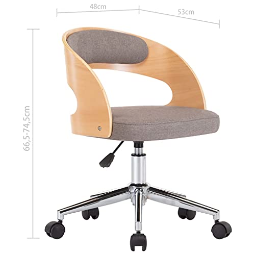 Chaise pivotante de bureau ergonomique réglable avec roulettes - 3
