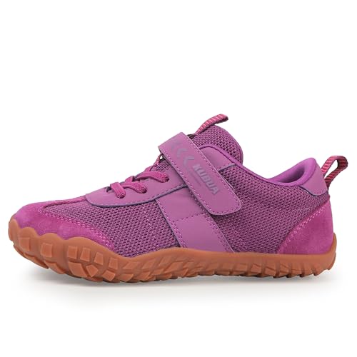Image of KUBUA Kids Barefoot Shoes Boys Girls Wide Toe Box Zero Drop Sneakers | Breathable Lightweight, Reinforced Toe, Minimalist, Hiking, Tennis, Running, Walking, School, Toddler, Little Kid, Big Kid