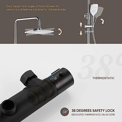 Système de douche thermostatique pour stopper les variations de température d'eau - 5