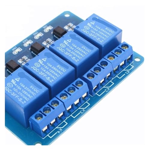 Module de relais 4 voies pour piloter un automatisme 24V de maison connectée en toute sécurité - 4