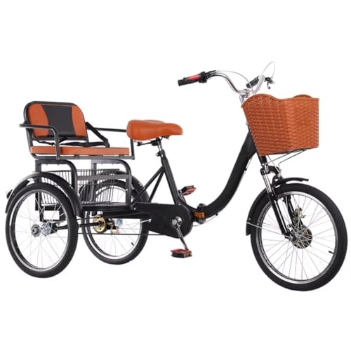 Triciclo Plegable 20 Pulgadas Negro miniatura 1