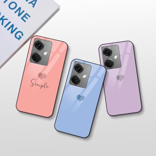 Image of COLORflow Back Cover Compatible with OnePlus Nord CE 3 5G | Pastel Hearts Color Customized | Shockproof TPU Bumper with Camera Protection Back Cover Compatible with OnePlus Nord CE 3 5G