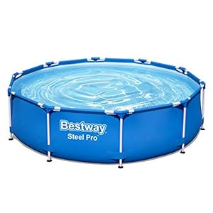 Bestway Steel Pro Frame zwembad, 305 x 76 cm, zonder pomp, rond, blauw