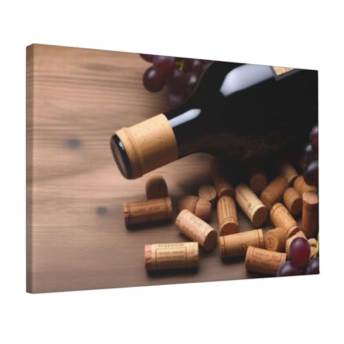 Impression sur toile bouteille de vin, le cadeau idéal pour passionnés de déco