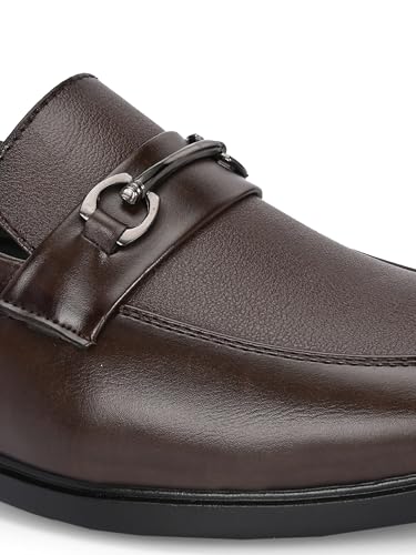Image of Server Slip-On Mens' Formal Shoe | Pull On Stylish Non-Lace Design | Soft Cushioned Insole for Comfort | Premium Craftsmanship & Durable Build | Perfect for Office & Formal Wear | Loafer Look