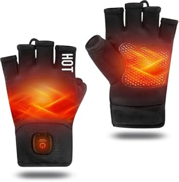 best heated fingerless gloves