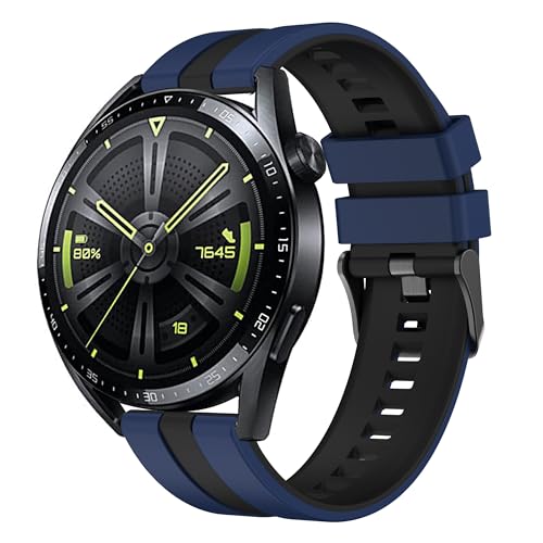 Bracelet silicone 22mm pour Huawei GT 5 idéal pour le sport