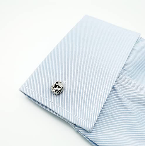 Knot Cufflinks in Gift Box Cuff Links for Men Lady Daily Wear Business Wedding Party Tuxedo Shirt Birthday Gift2